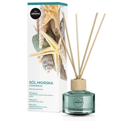 Aroma Home Basic Reed Diffuser 50ml – Sea Salt with Lily of the Valley