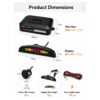 4-Sensor Car Parking Sensor with LED Display