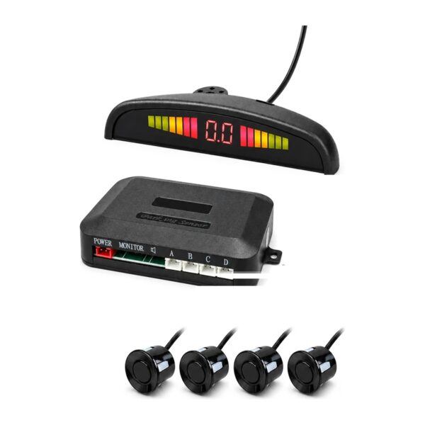 4-Sensor Car Parking Sensor with LED Display